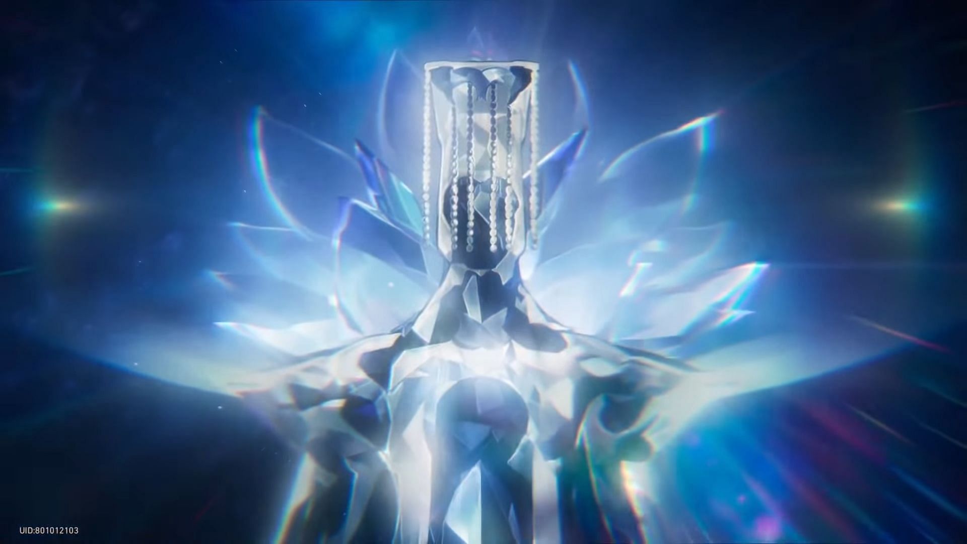 Fuli (Aeon of Remembrance) gazes at the Trailblazer in the Amphoreus storyline (Image via HoYoverse)